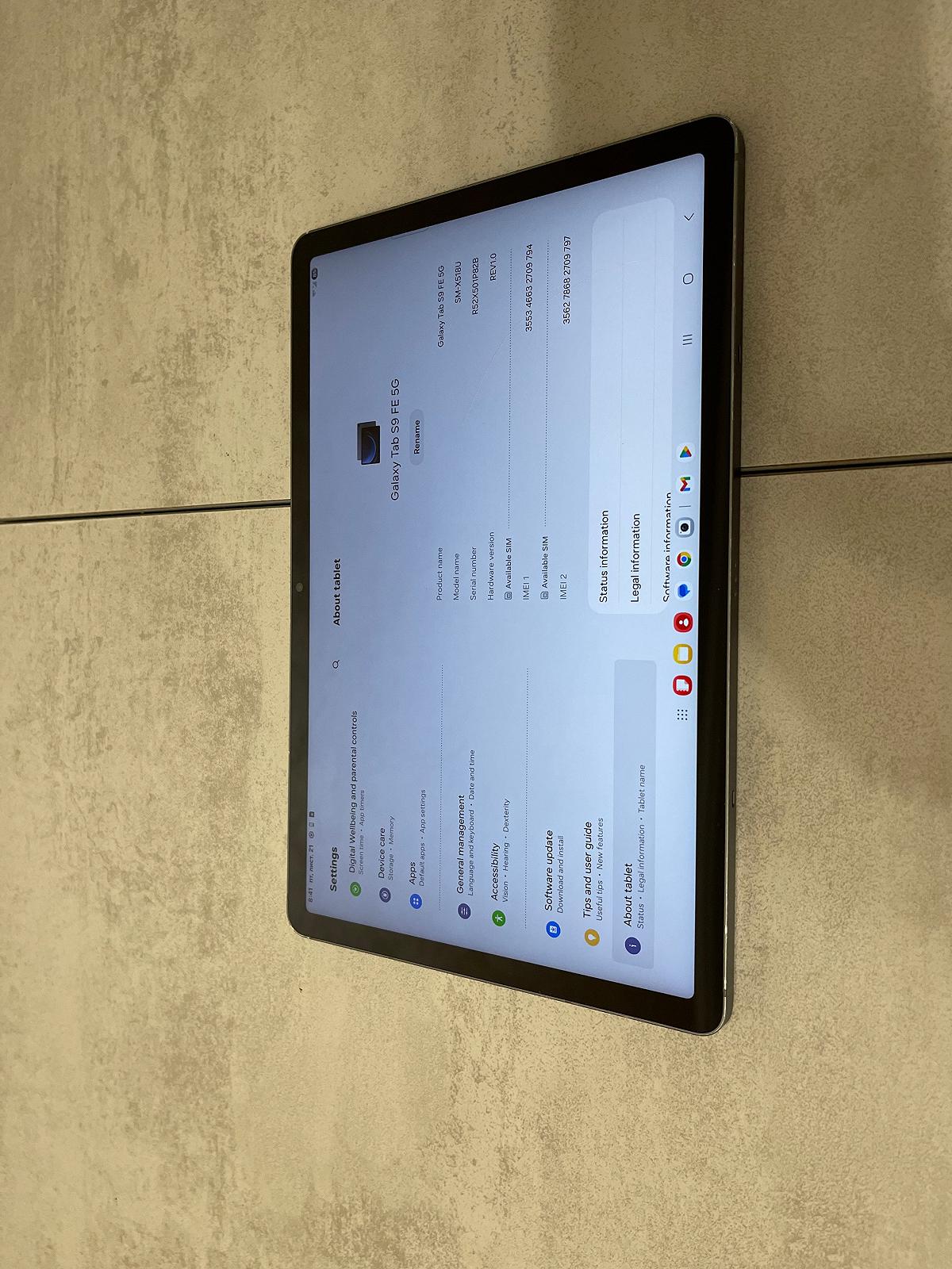 Планшет Samsung Galaxy Tab S9 FE (SM-X518U), 6GB, 128GB, 4G LTE / 5G, фото №7