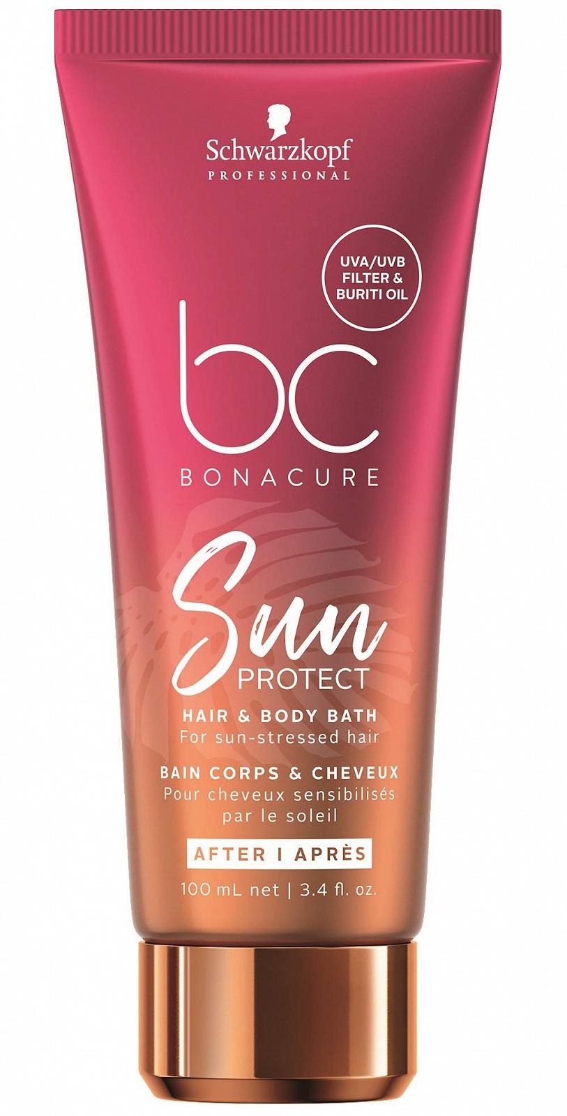 Bonacure Schwarzkopf Professional Sun Protect Hair & Body Bath 100 мл, фото №1