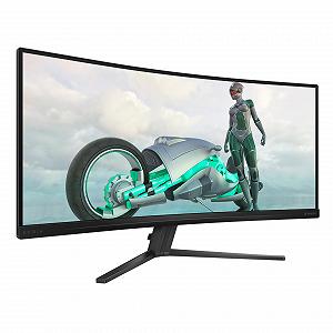 Монітор Philips Evnia 34M2C3500L 32 дюйми WQHD вигнутий ігровий 180 Гц 0.5 мс FreeSync Premium HDR10 темно-сірий - Фото 1