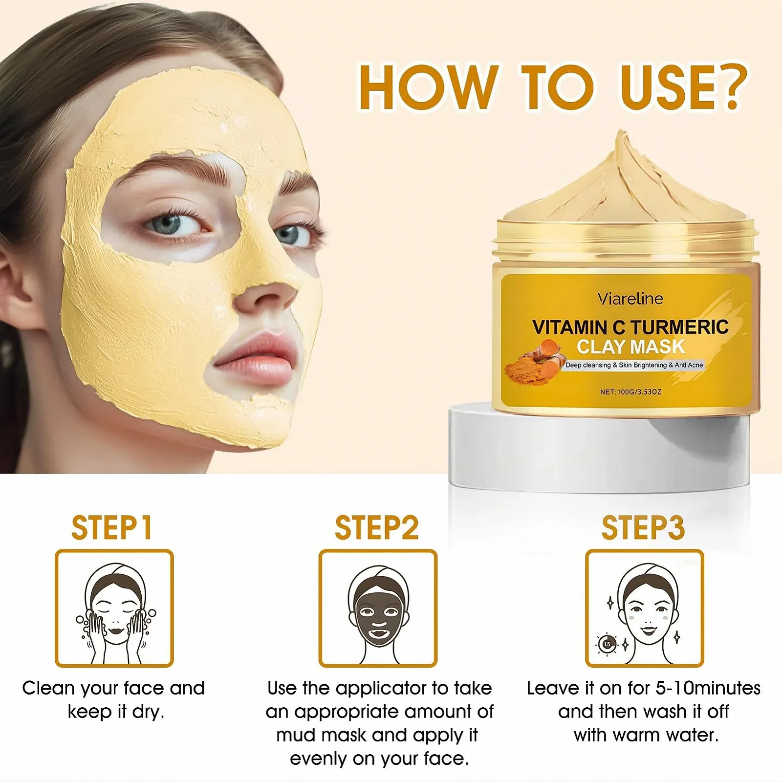 Маска Глиняна, 4 Набори Маска з Глиною для Відновлення, фото №4