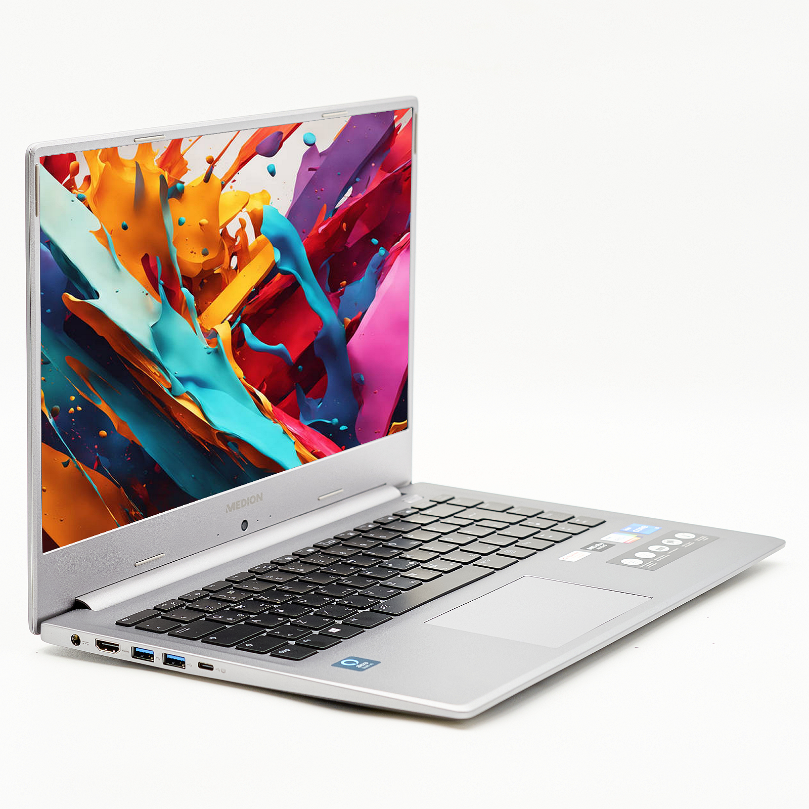 Ноутбук Medion Akoya S15449 Intel Core i5-1135G7 16 ГБ ОЗУ 256 ГБ SSD Intel Iris Xe Graphics Металл, фото №3
