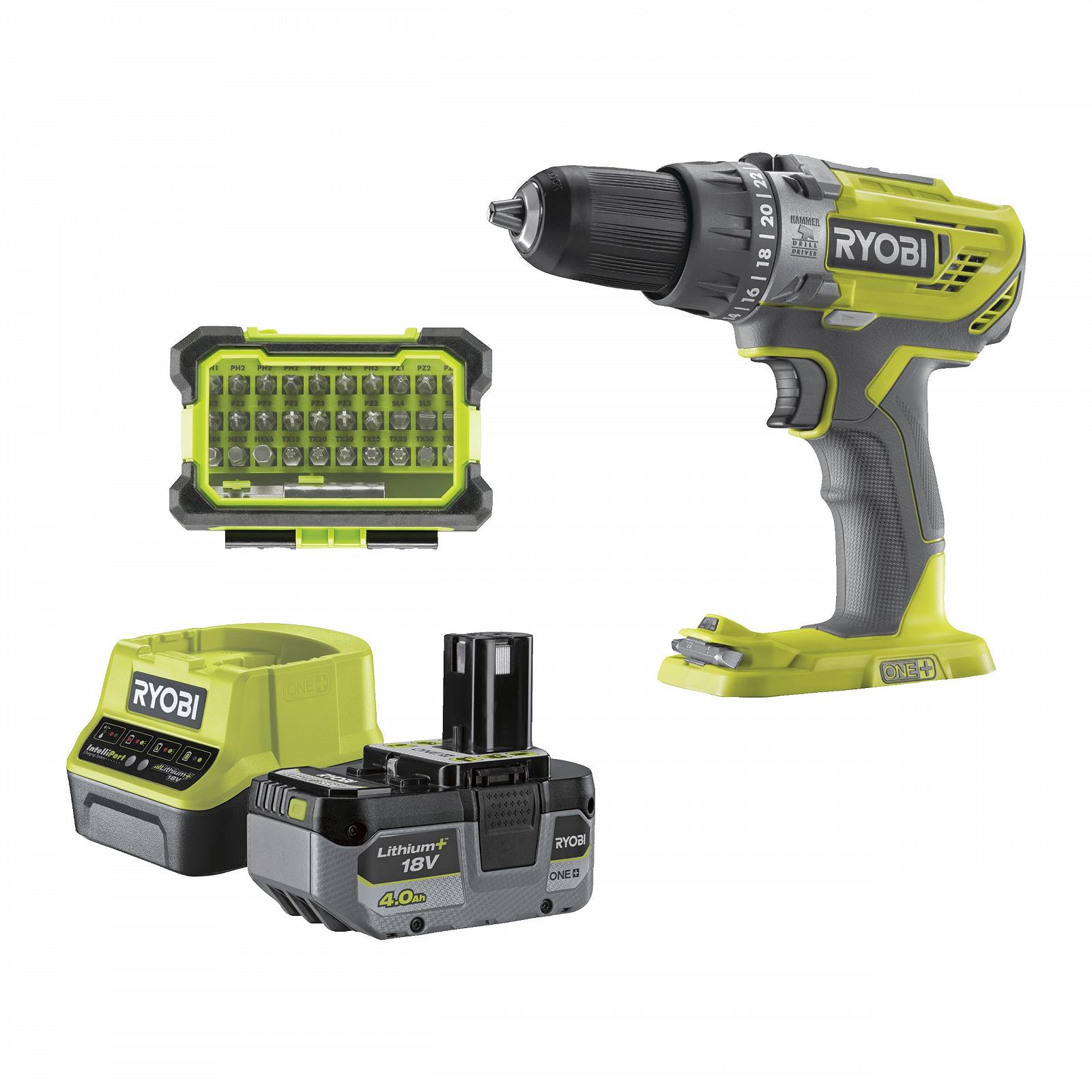 Шурупокрут Ryobi R18PD3-140A, фото №1 Шурупокрут Ryobi R18PD3-140A, фото №1