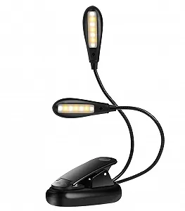 Лампа для читання Akozon 14 LED USB Dimmable Clamp Light - Фото 1