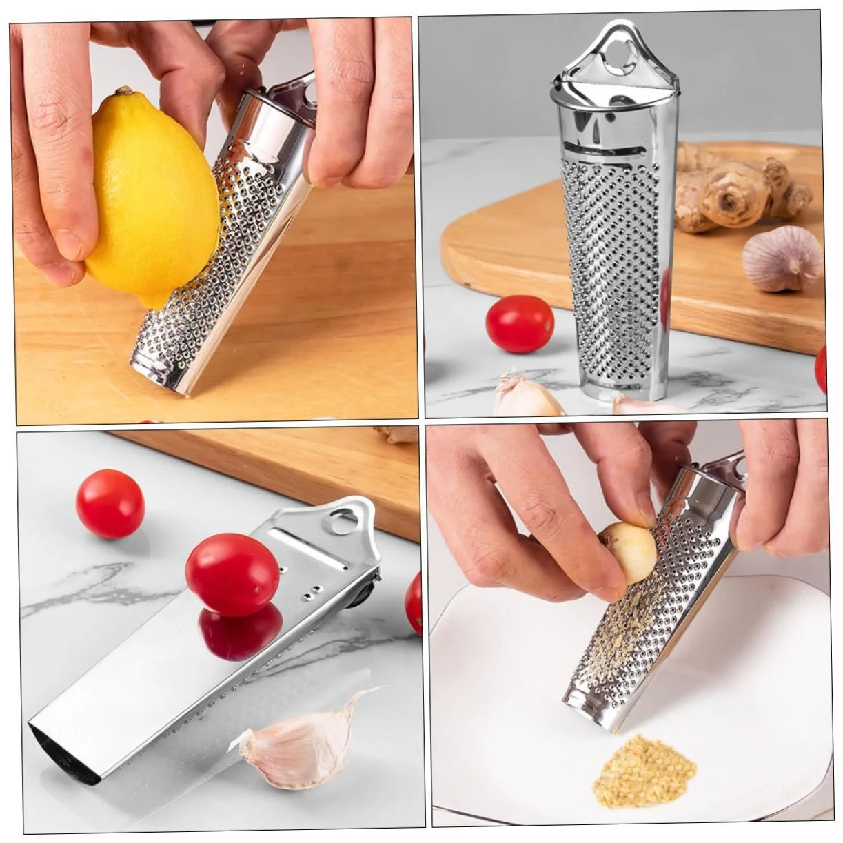 Терка Abaodam кухонна для імбиру, часнику та лимона портативна практична для ефективного приготування, проста у зберіганні та міцна для щоденного використання, фото №2 Терка Abaodam кухонна для імбиру, часнику та лимона портативна практична для ефективного приготування, проста у зберіганні та міцна для щоденного використання, фото №2