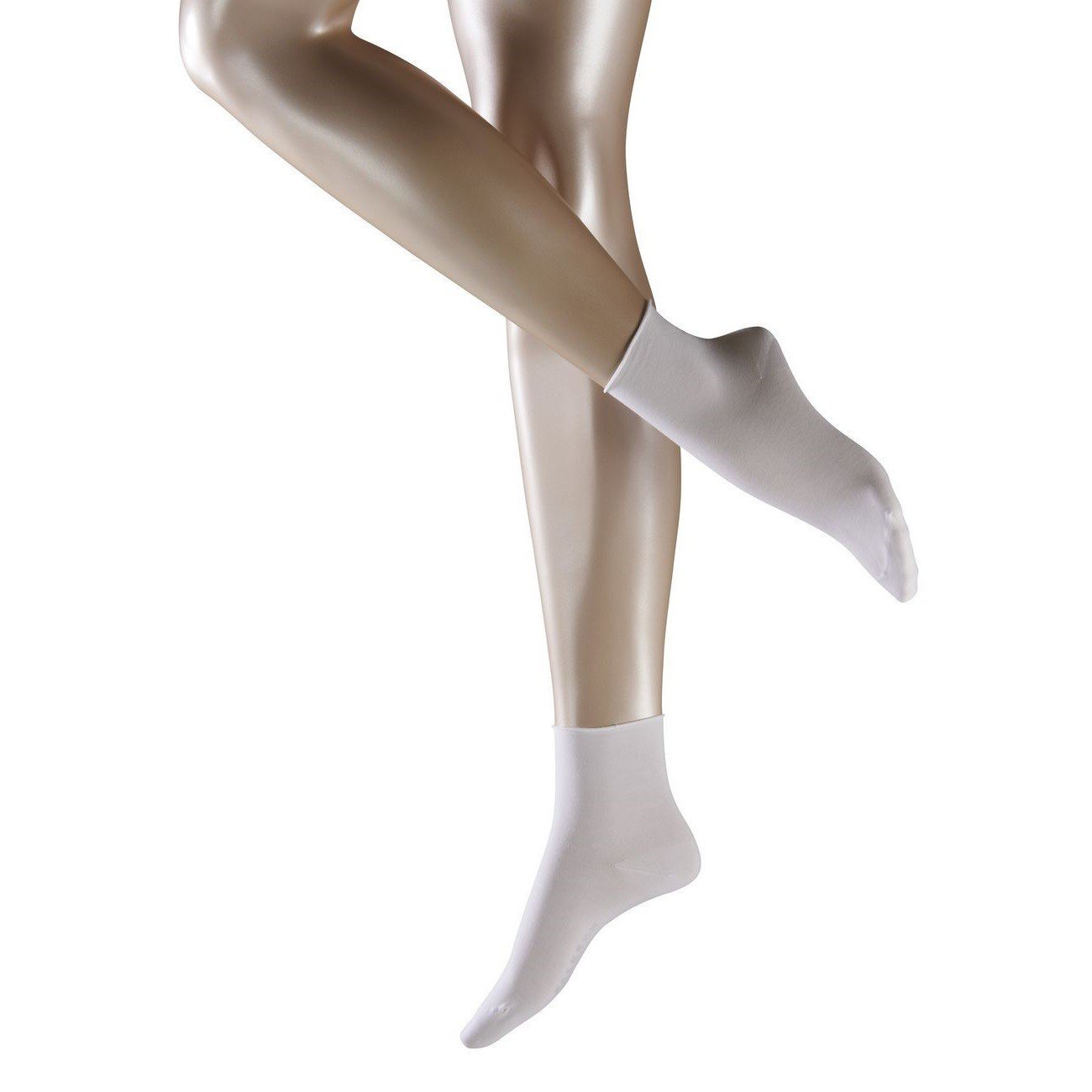 Носки FALKE Cotton Touch Short, 3 пары, белые, фото №1