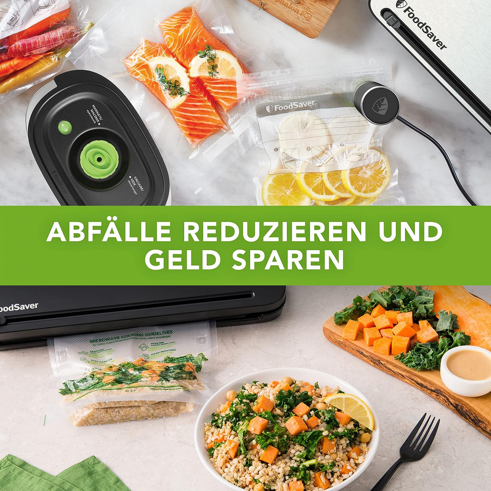 Вакуумний пакувальник FoodSaver Compact VS0100X Сріблястий з білими вставками, фото №7