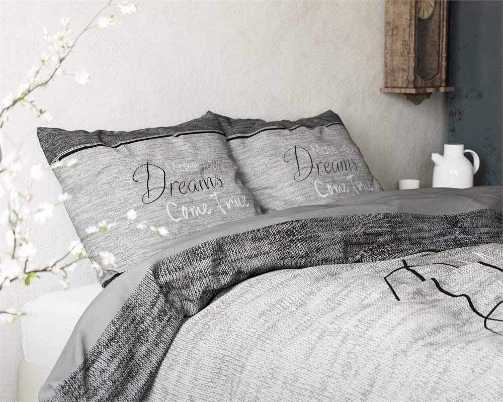 Постільна білизна Sleeptime Sleep Time True Dreams 135 cm x 200 cm, на блискавці, з 2 наволочками 80 cm x 80 cm, фото №5