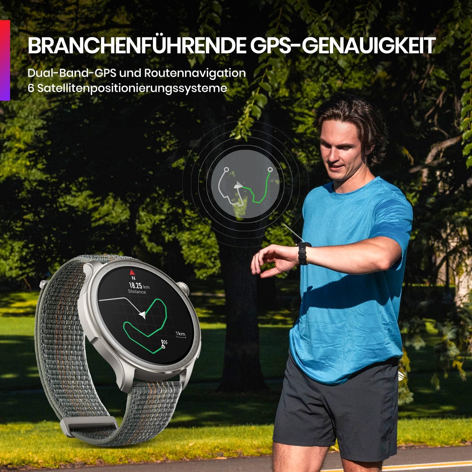 Смарт-годинник Amazfit Balance 46мм, безконтактна оплата NFC, AI фітнес-тренер, 14 днів роботи батареї, моніторинг сну та здоров'я, GPS, 150 спортивних режимів, Bluetooth дзвінки для Android і iPhone, фото №8