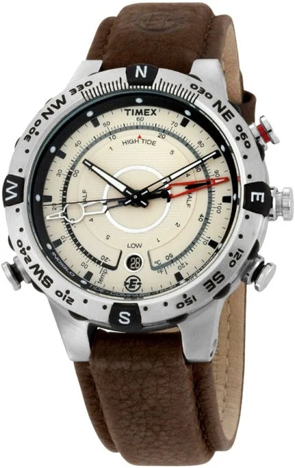 Мужские наручные часы Timex (T2N721) / Аналоговые / Кварцевые / Нержавеющая сталь / Минеральное стекло / Коричневый, фото №1