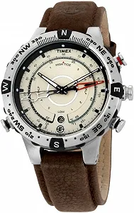 Мужские наручные часы Timex (T2N721) / Аналоговые / Кварцевые / Нержавеющая сталь / Минеральное стекло / Коричневый - Фото 1