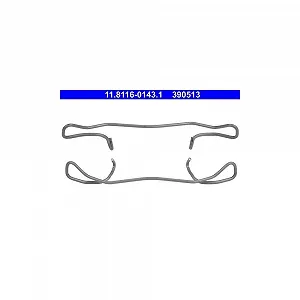 Пружина тормозного суппорта ATE 11.8116-0143.1 для FORD SAAB SEAT SKODA VAG задняя ось - Фото 1
