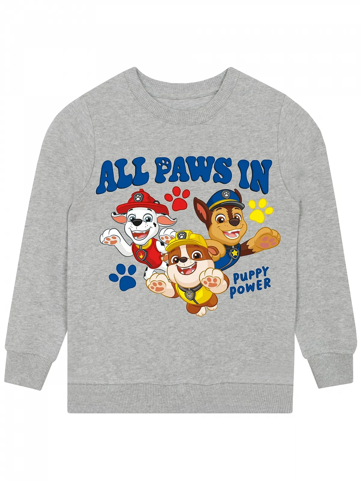 Світшот PAW PATROL Rubble, Marshall і Chase для хлопчиків Бавовняний дитячий одяг, фото №1 Світшот PAW PATROL Rubble, Marshall і Chase для хлопчиків Бавовняний дитячий одяг, фото №1