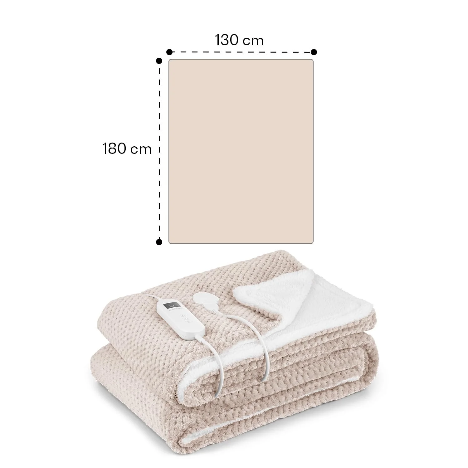 Електрична ковдра Klarstein XL 180 x 130 см, фото №8 Електрична ковдра Klarstein XL 180 x 130 см, фото №8