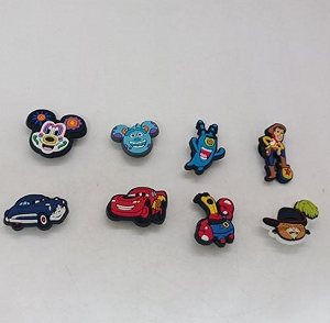 Набір джибітсів для кроксів (Crocs) «Мульт-герої» 8 шт synthetic.ua - Фото 1