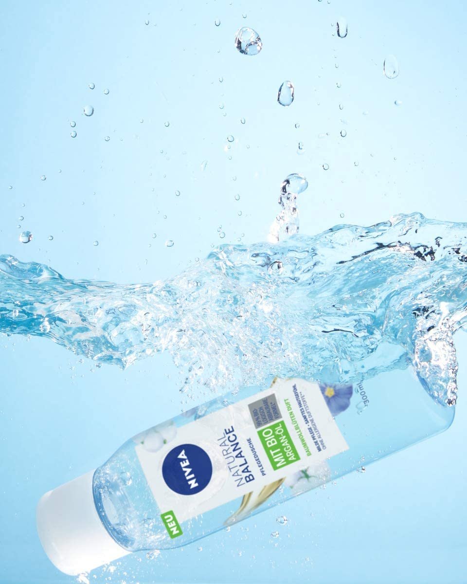 Гель для душа NIVEA Natural Balance Cotton Blossom & Organic Argan Oil 300 мл, фото №5 Гель для душа NIVEA Natural Balance Cotton Blossom & Organic Argan Oil 300 мл, фото №5