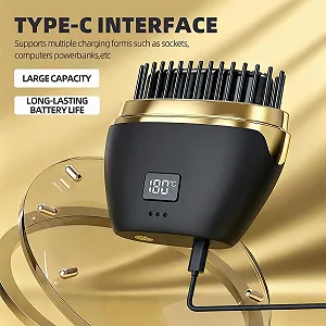 Міні-випрямляч 2026 Wireless 2-in-1 USB Rechargeable Black synthetic.ua - Фото 1