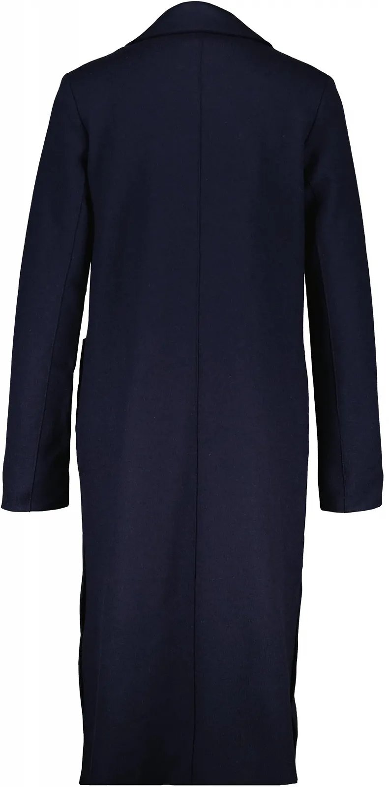 Жіноче довге пальто Fuchs Schmitt Перехідне Суміш вовни Темно-синій, фото №4