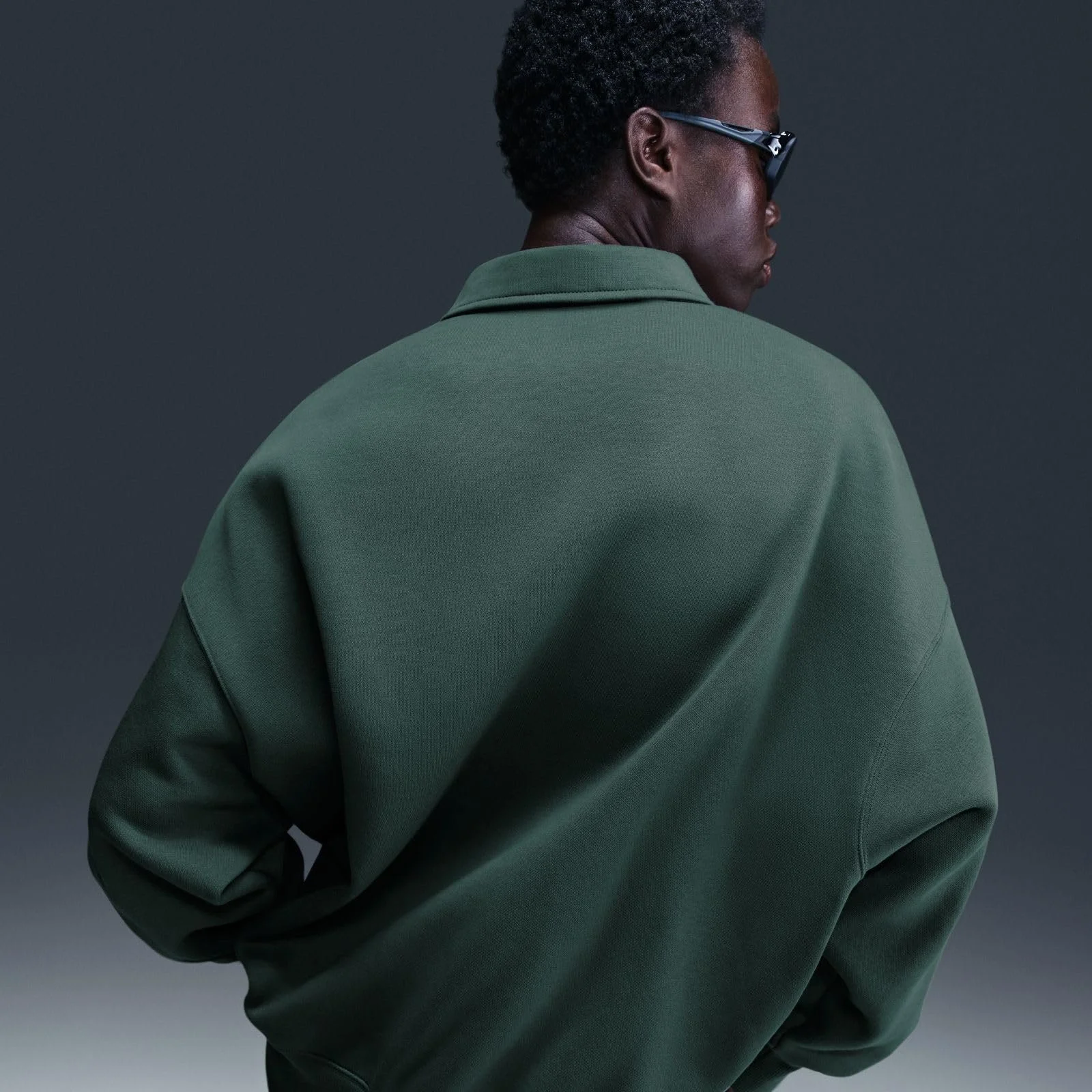 Поло Nike Sportswear Phoenix Fleece Свободного кроя Женская, фото №5