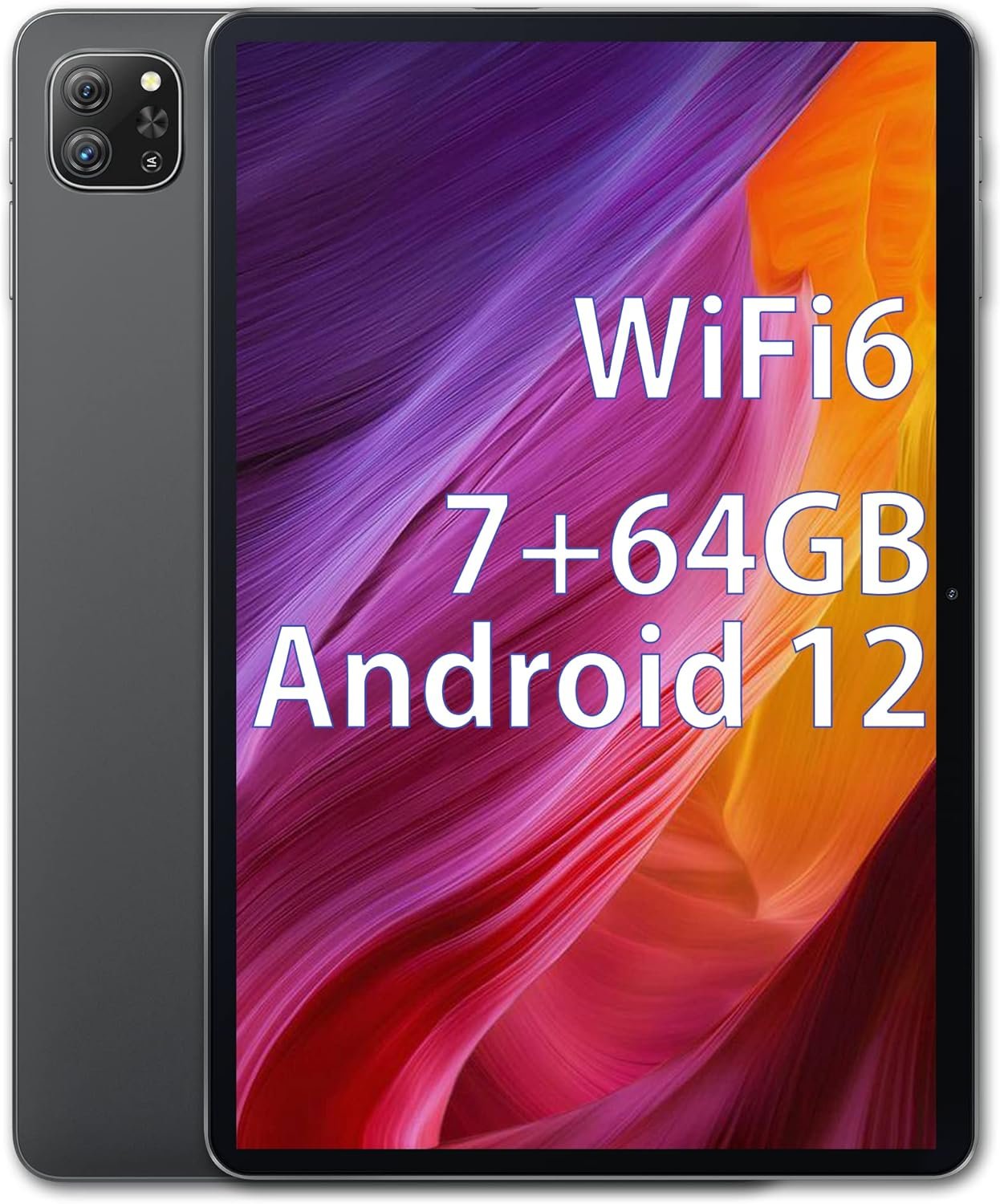 Планшет 10" Oscal Pad 70 4+3/64Gb 4 ядра Android 12 6580 mAh Grey, фото №1