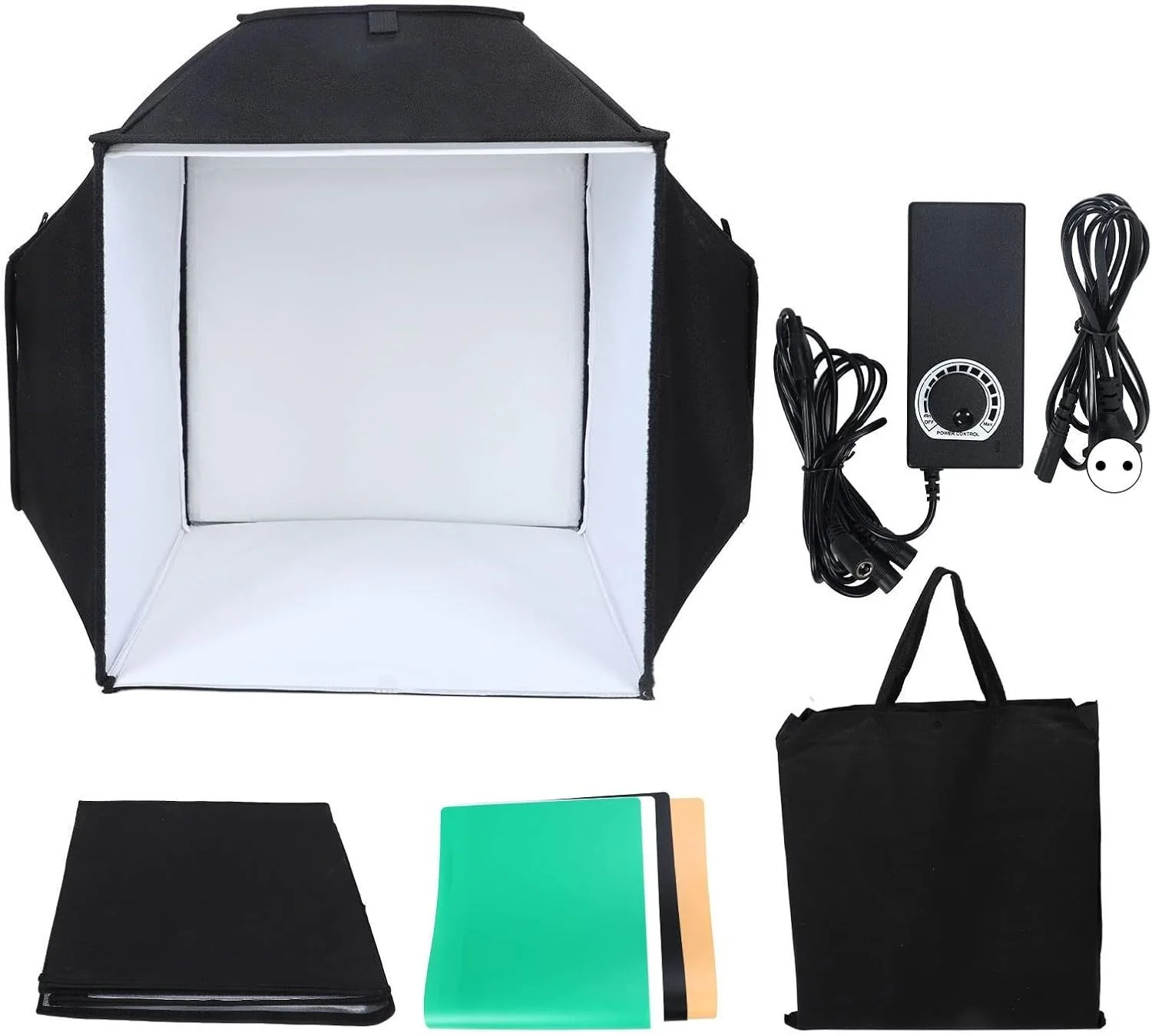 Фотобокс PULUZ 4 фотофона 40см Черный, фото №1