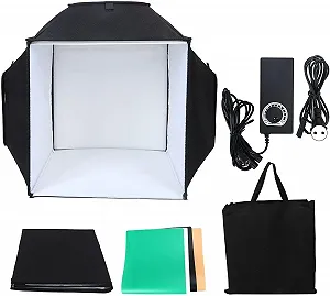 Купить Фотобокс PULUZ 4 фотофона 40см Черный - Фото 1 Фотобокс PULUZ 4 фотофона 40см Черный - Фото 1