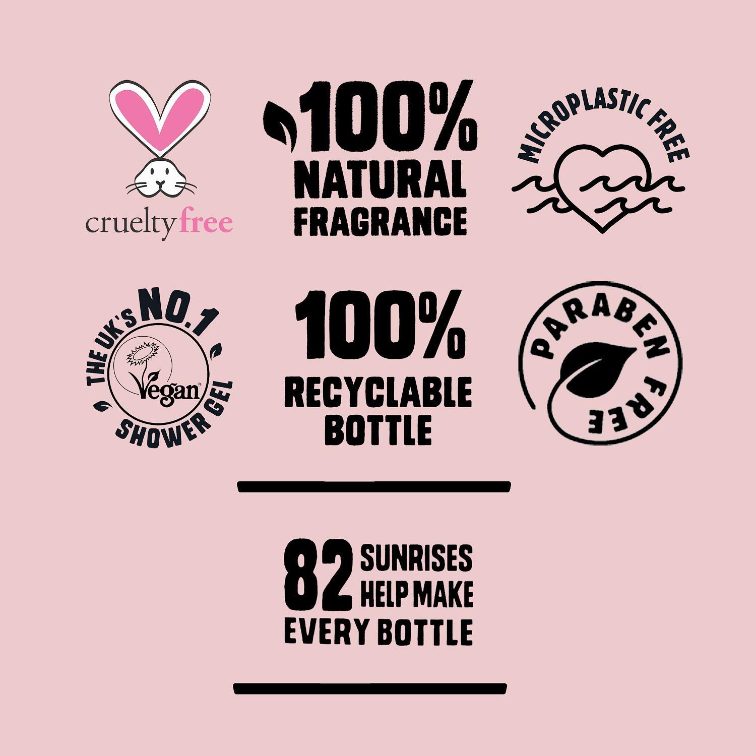 Гель для душа Original Source Ваниль и малина натуральный 6 x 500 мл, фото №3