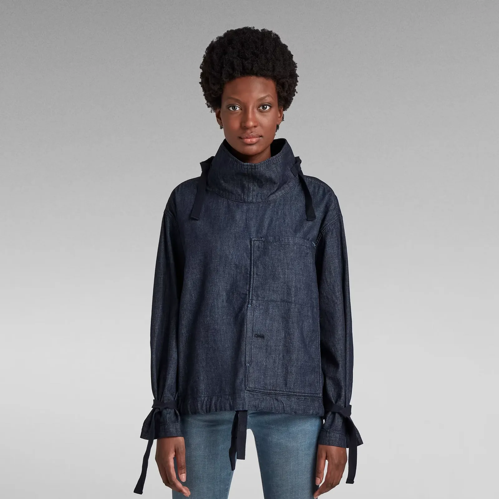 Жіноча сорочка G-Star RAW Mock Neck Shirt - M, фото №1 Жіноча сорочка G-Star RAW Mock Neck Shirt - M, фото №1