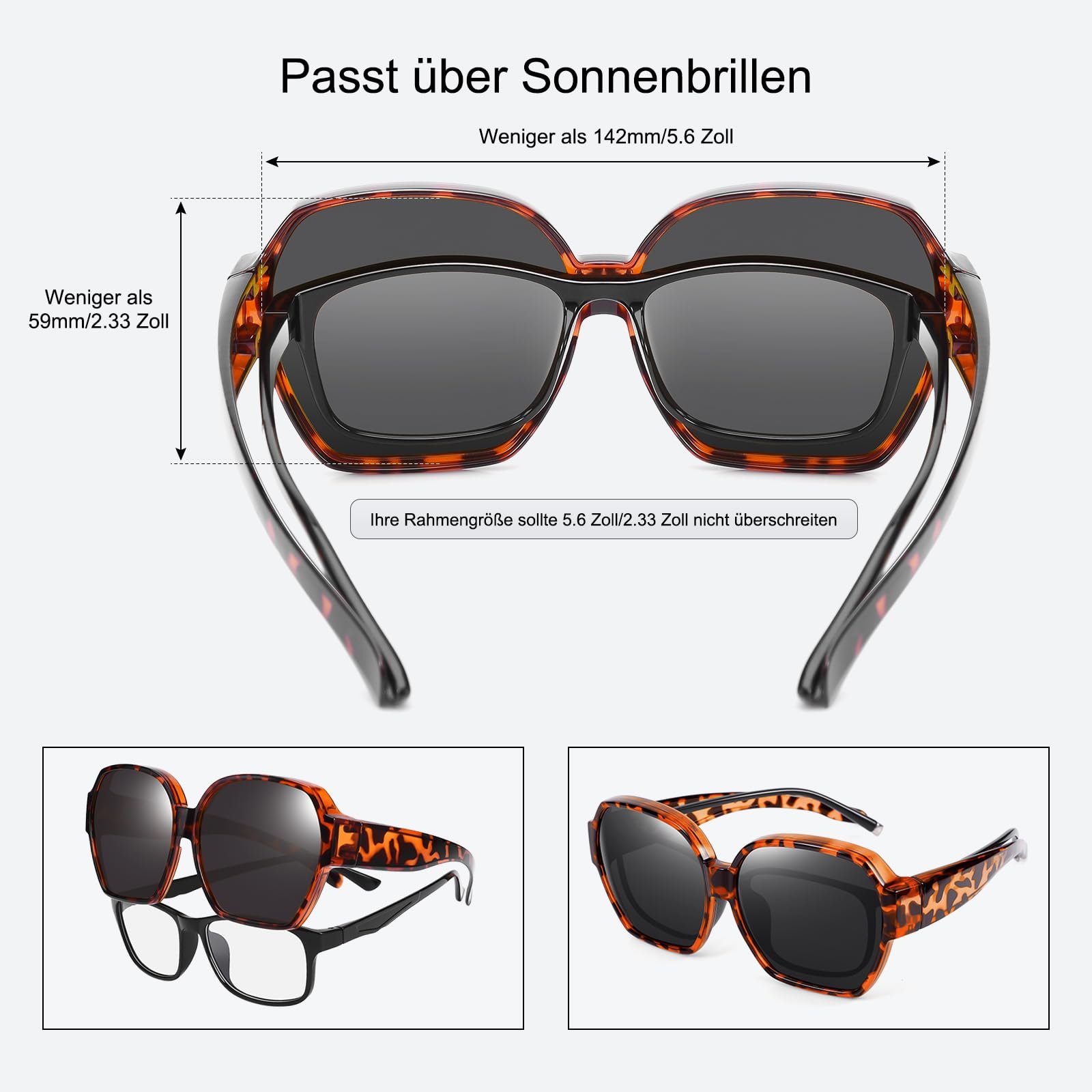 Поляризовані сонцезахисні окуляри TINHAO для жінок, захист від ультрафіолету, фото №4