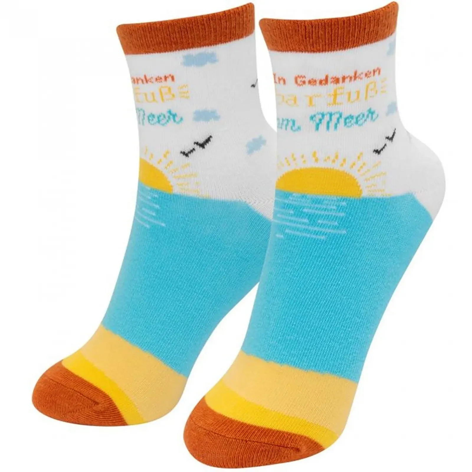 Чарівні шкарпетки Sheepworld 70199 В думках босоніж на морі Розмір 36-40 Жіночі різнокольорові, фото №1 Чарівні шкарпетки Sheepworld 70199 В думках босоніж на морі Розмір 36-40 Жіночі різнокольорові, фото №1