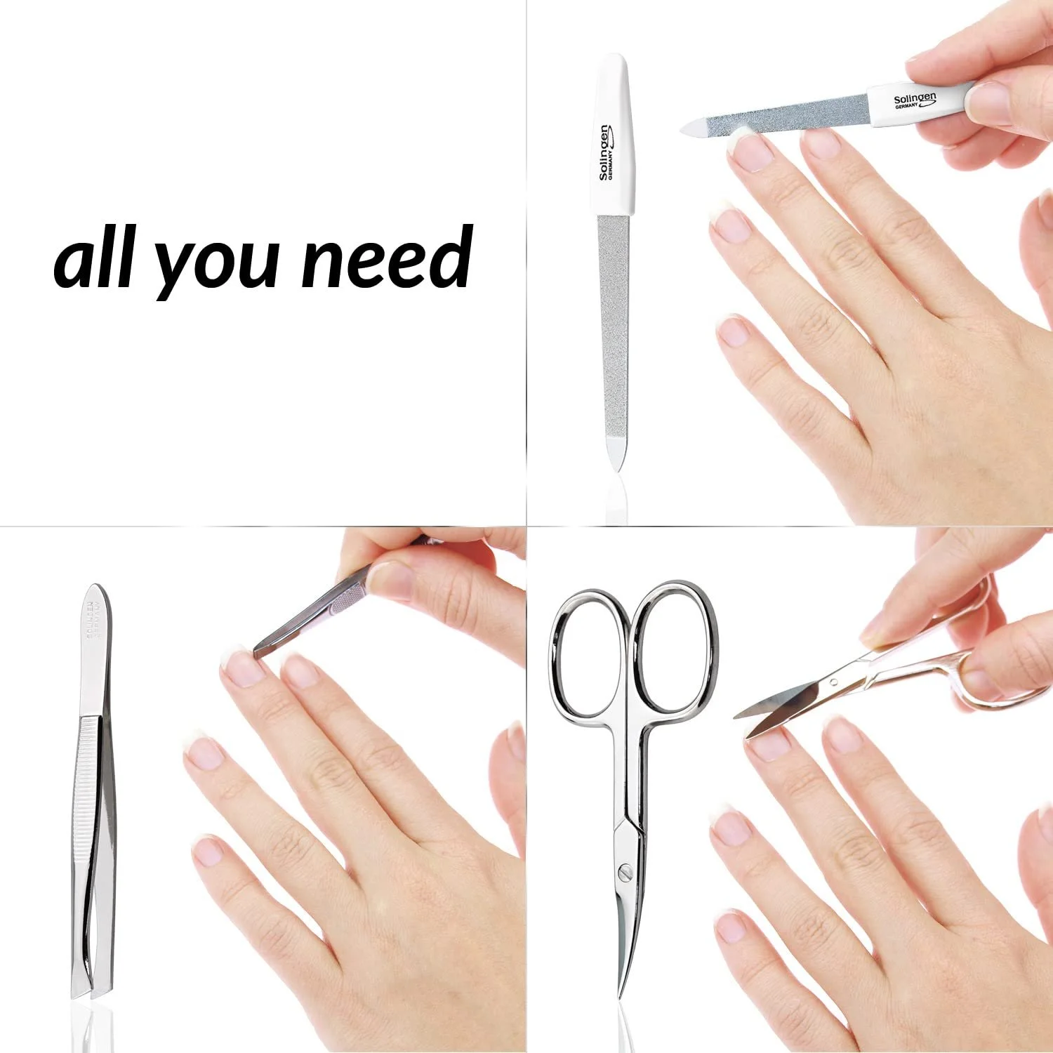 Набор: Ножницы Щипцы Пилка marQus Solingen Mint, фото №3