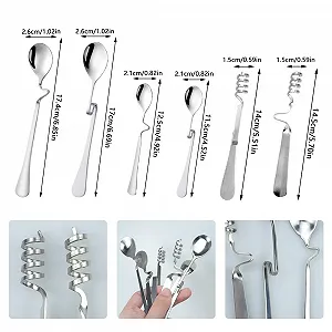 Ложка для меда из нержавеющей стали, набор 6 штук synthetic.ua - Фото 1