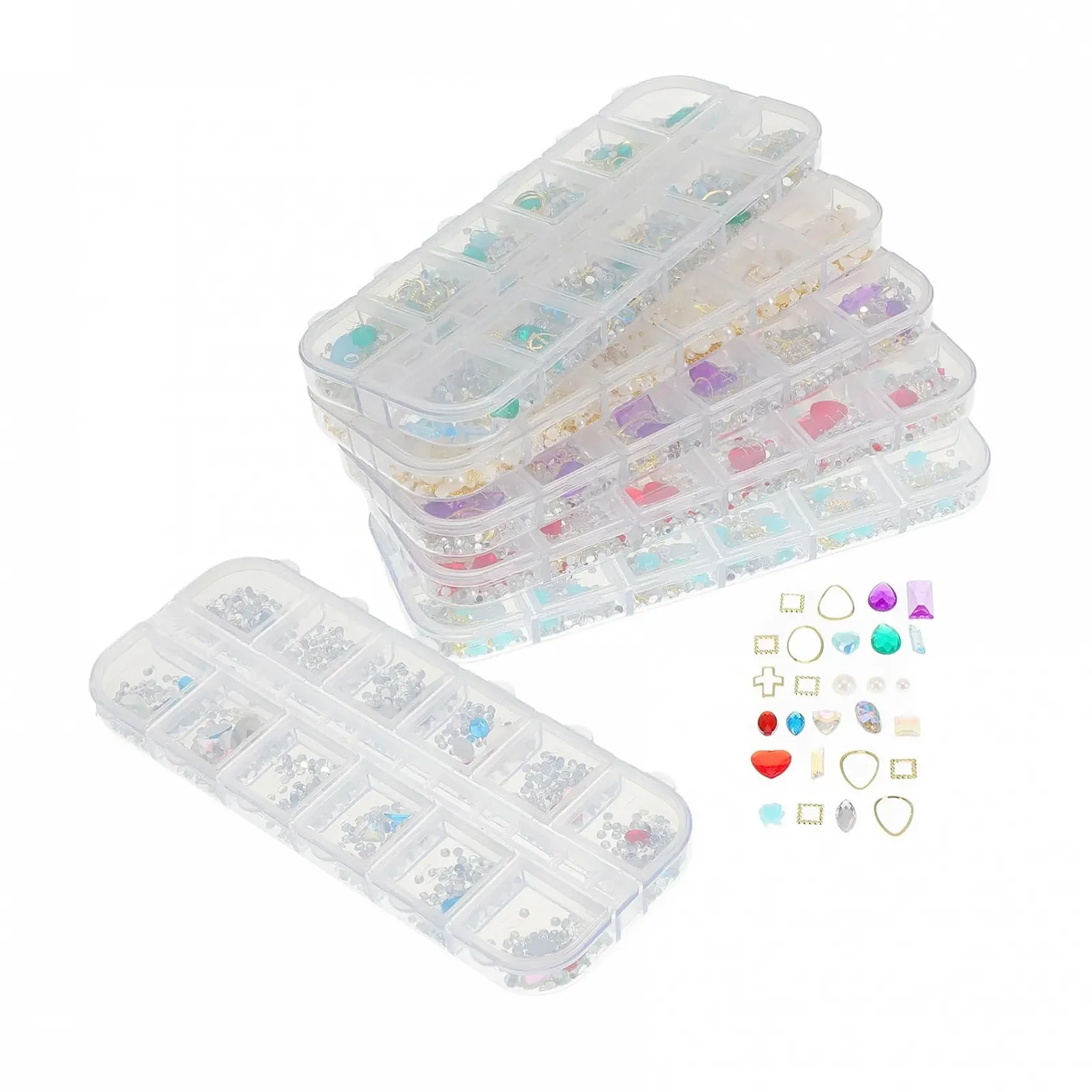 Инструменты для дизайна ногтей EXCEART 6 коробок Блестки Камни для ногтей Хрустальные самоцветы Золотые заклепки для ногтей Подвеска Бисер для ногтей Металлические украшения Амулет 3D стразы, фото №1 Инструменты для дизайна ногтей EXCEART 6 коробок Блестки Камни для ногтей Хрустальные самоцветы Золотые заклепки для ногтей Подвеска Бисер для ногтей Металлические украшения Амулет 3D стразы, фото №1