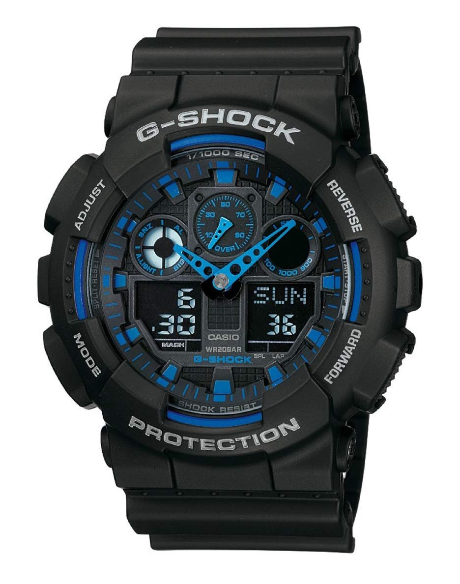 Годинник Casio G-Shock Аналоговий Цифровий Чоловічий GA-100, фото №1