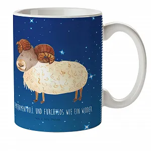 Детская Кружка Mr. & Mrs. Panda Овен Пластиковая Посуда - Фото 1