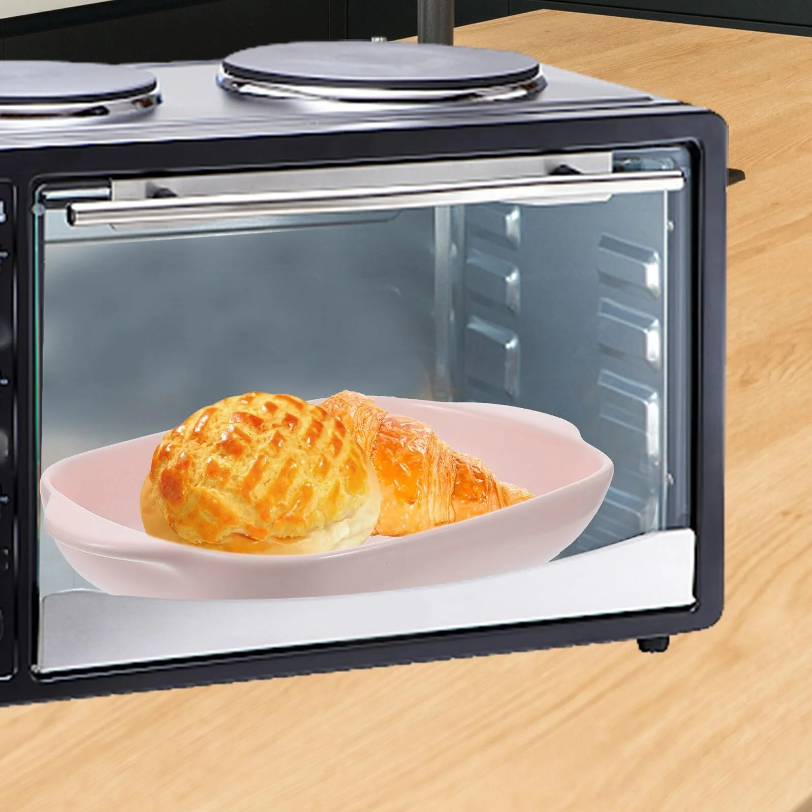 Форма для запікання VALICLUD керамічна з ручками компактна, фото №3 Форма для запікання VALICLUD керамічна з ручками компактна, фото №3