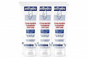 Крем Anthydro Barrier Cream для защиты от воды для рук, лица и тела, высокая совместимость, без отдушек, тюбик 125 мл (6 шт.) - Фото 1