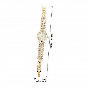 Часы WRITWAA Женские часы Модные часы для женщин Часы с арабскими цифрами Спортивные часы Браслет с Rhinestone Автоматические часы Бриллиантовые часы для женщин Браслет для женщин synthetic.ua - Фото 1