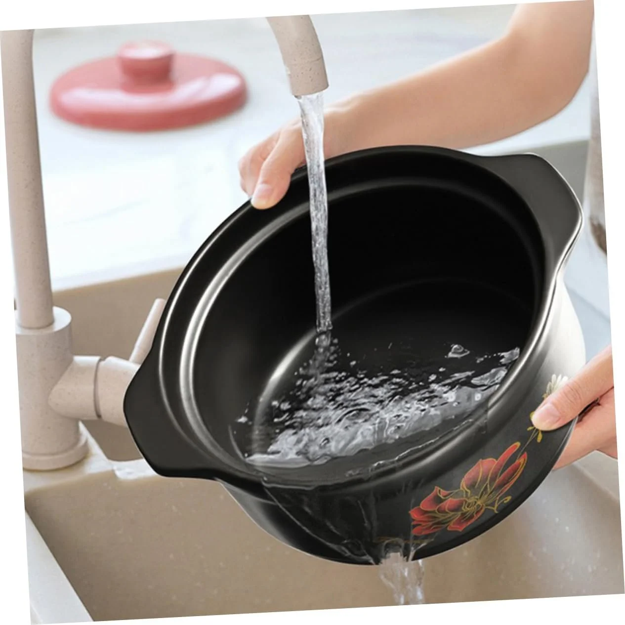 Каструля AUTSUPPL керамічна багатофункціональна для дому, фото №2 Каструля AUTSUPPL керамічна багатофункціональна для дому, фото №2