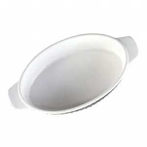 Форма для запекания INOOMP Керамическая Овальная с двумя ручками - Фото 1