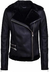 Кожаная куртка Biker Infinity Leather Черный - Фото 1