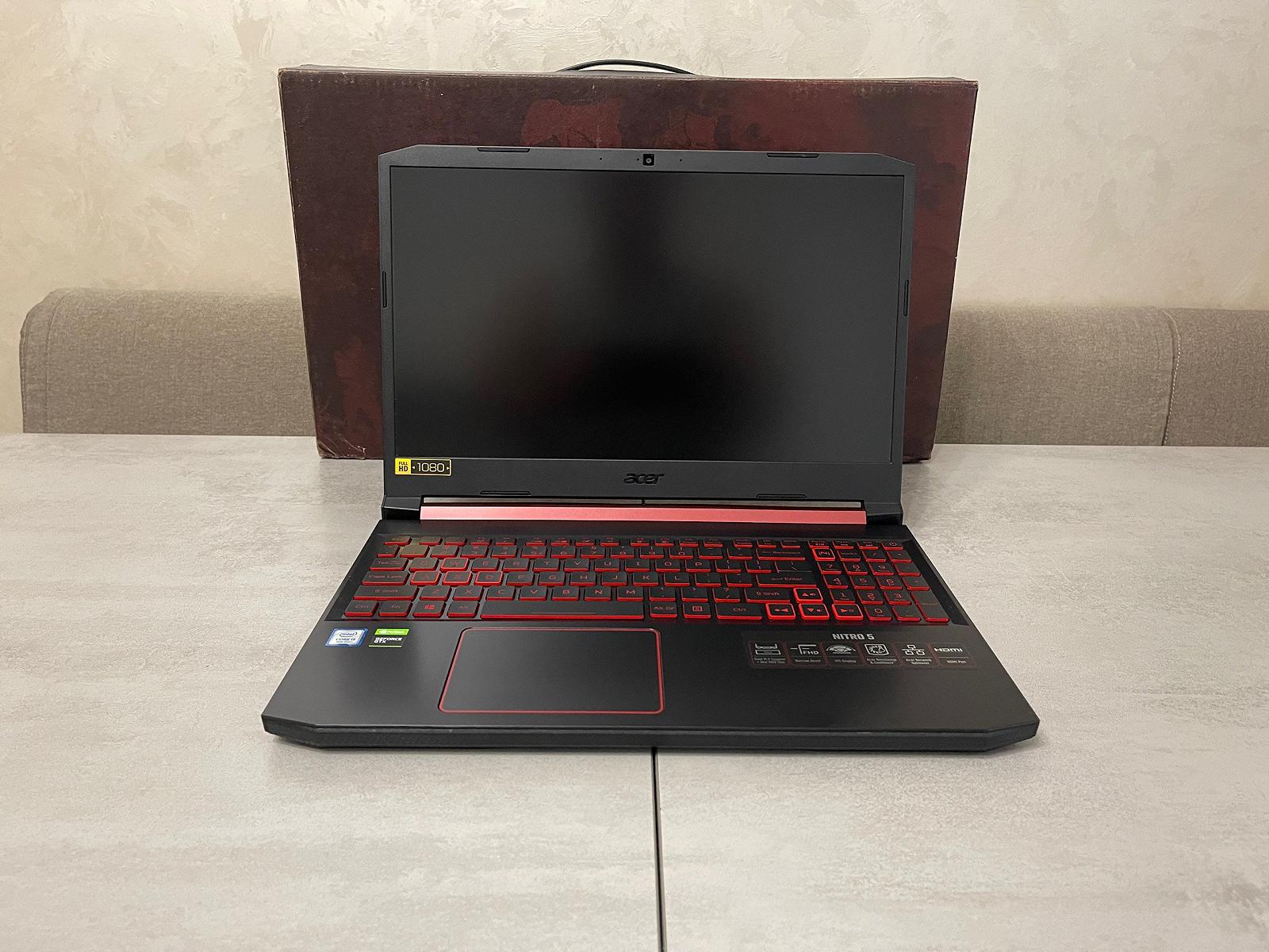 Ігровий ноутбук Acer Nitro AN515-54, 15,6" FHD IPS, i5-9300H, 16GB, 256GB+500GB, Nvidia GeForce GTX 1650 4GB + коробка, документи, фото №5