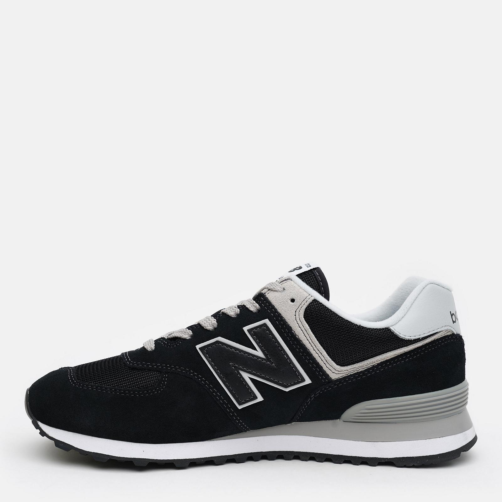 Мужские кроссовки New Balance 574 Classic Gl ML574EVB 45 EU / 29 см / Серо-Черные (195907803332), фото №4
