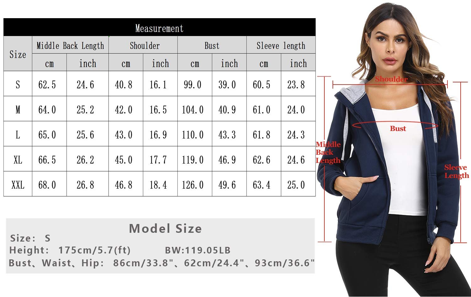 Женское худи на молнии с карманами Sykooria для бега и фитнеса, фото №7 Женское худи на молнии с карманами Sykooria для бега и фитнеса, фото №7