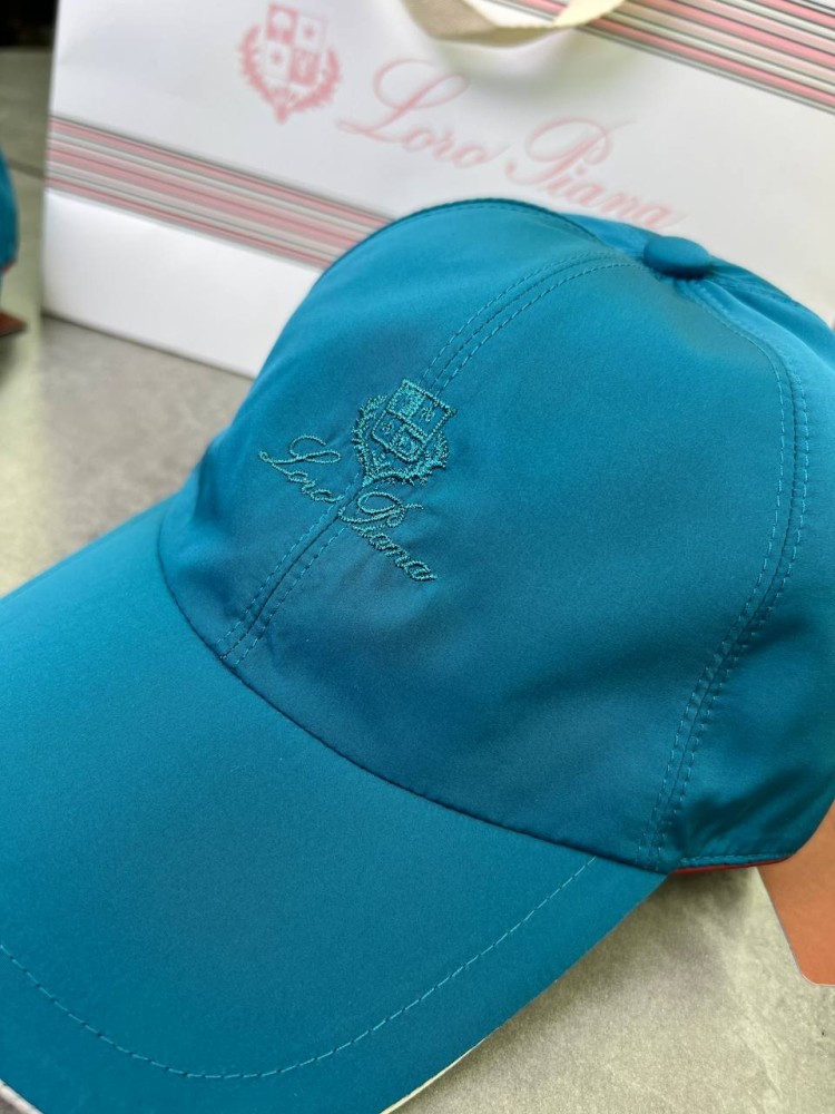 Кепка Loro Piana голубая gu590, фото №3