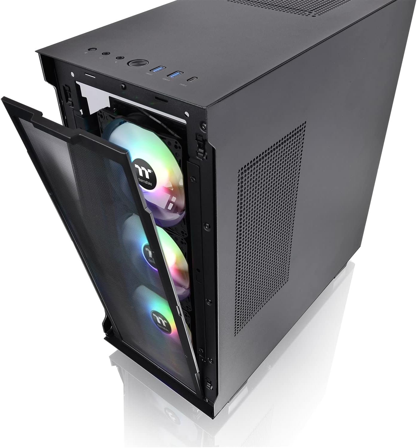 Корпус Thermaltake V350 TG ARGB Air (CA-1S3-00M1WN-03) / без БЖ / Чорний, фото №5