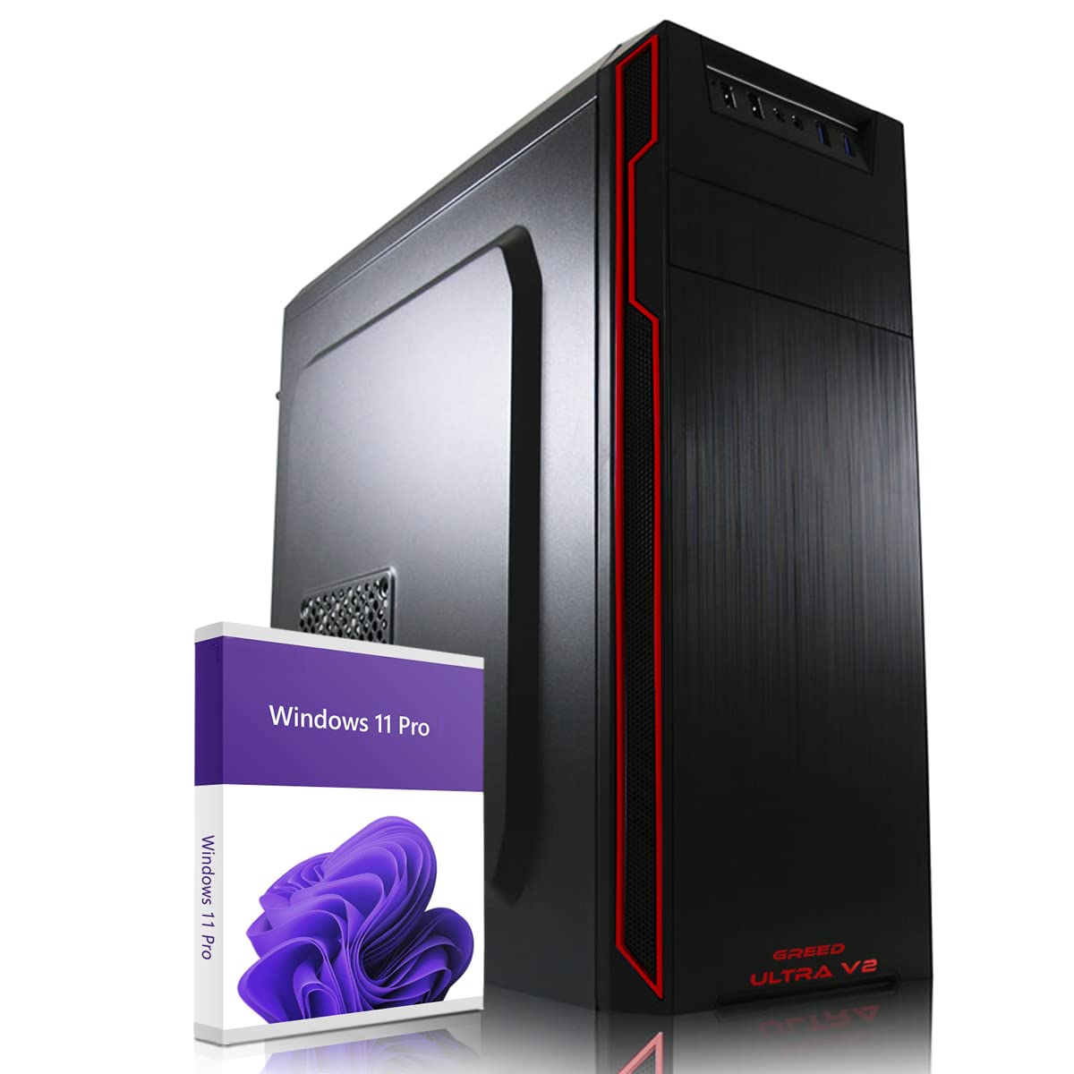 ПК Greed Ultra V2 AMD Ryzen 7 5700G 32GB RAM 1TB SSD + 1TB HDD, фото №1