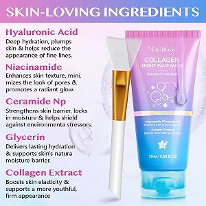 Нічна Колагенова Маска Collagen для Обертання synthetic.ua - Фото 1