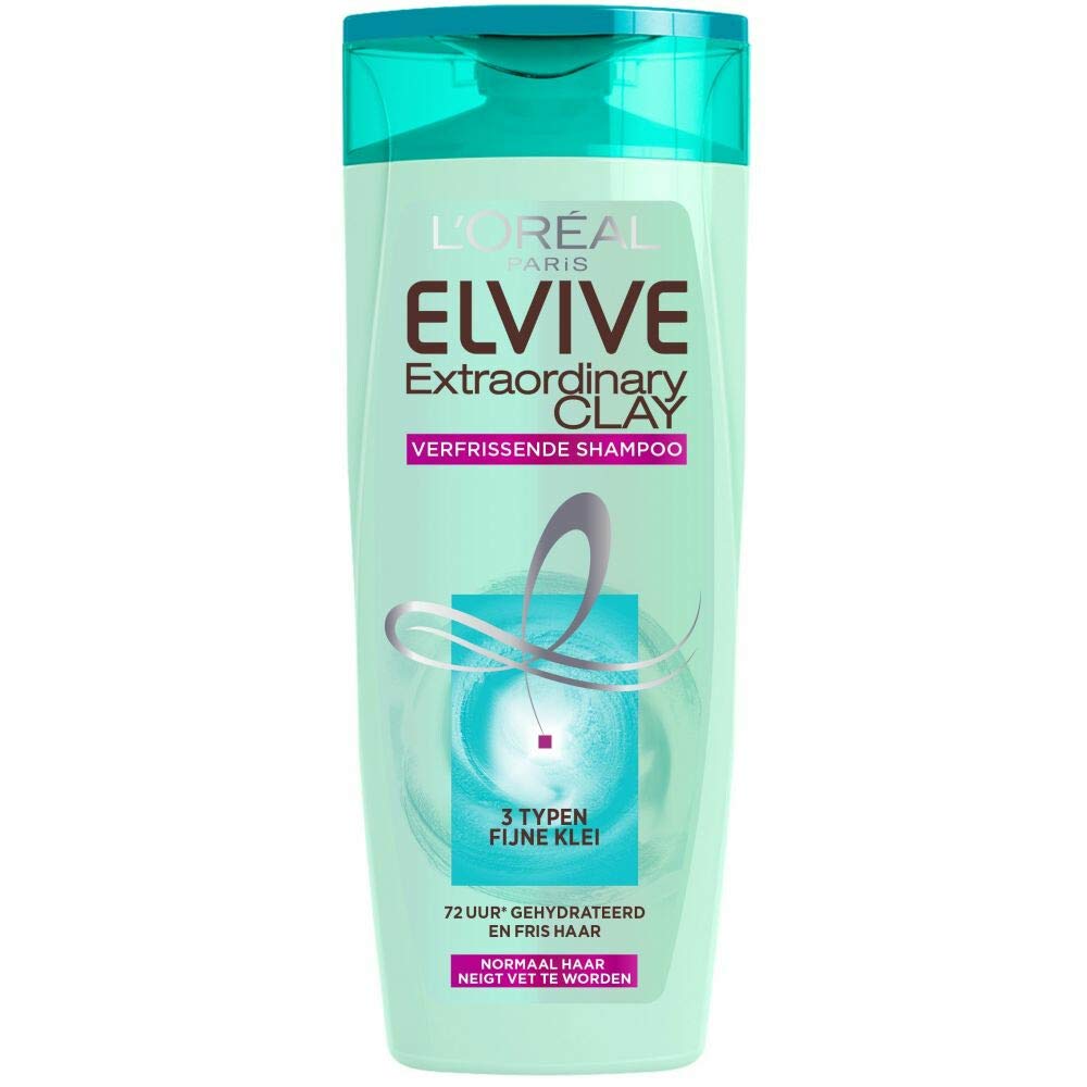 Шампунь L'ORÉAL Elvive Extraordinary Clay для нормальных волос 250 мл, фото №1