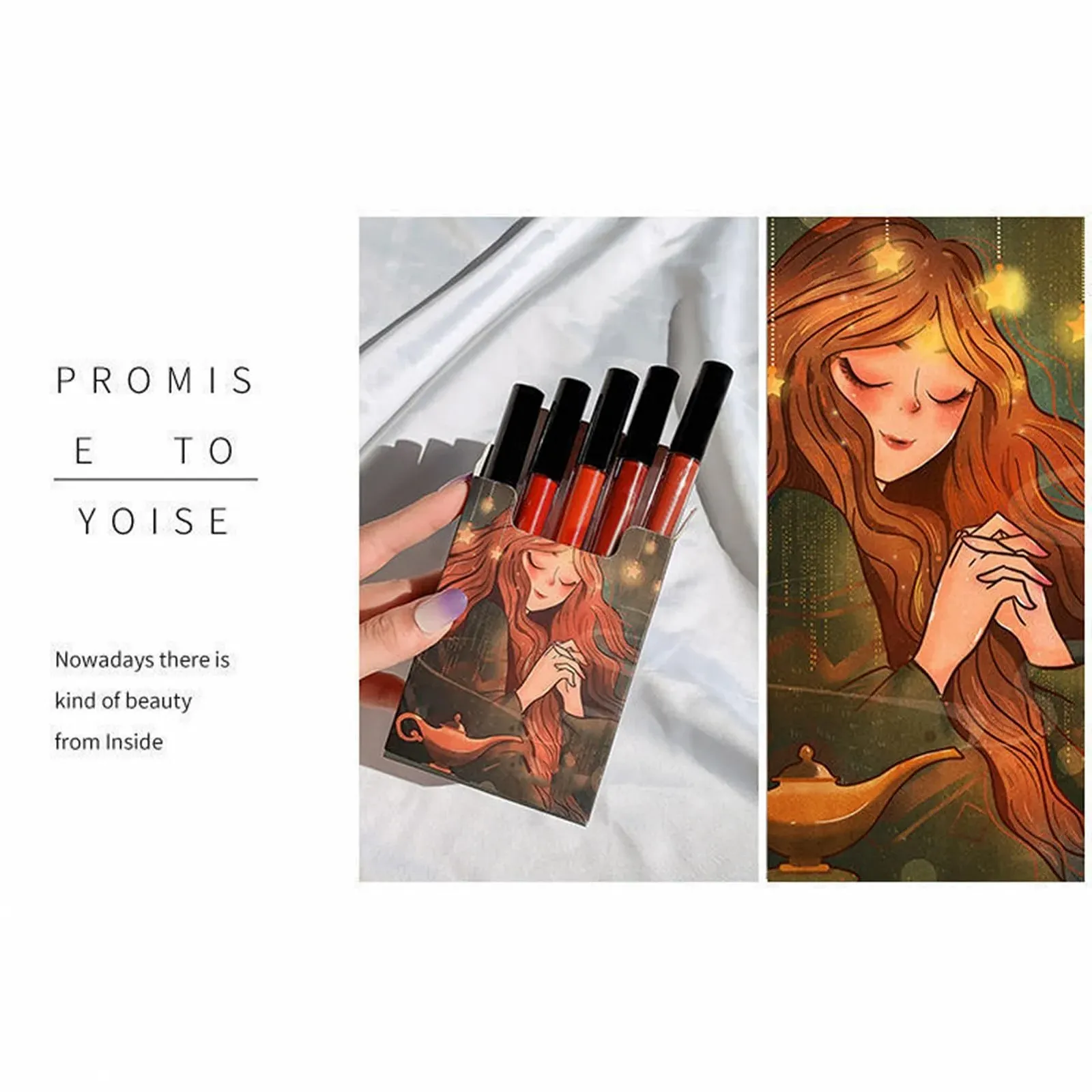 Матовий Блиск для Губ Aznever Набір 5 шт, фото №5 Матовий Блиск для Губ Aznever Набір 5 шт, фото №5