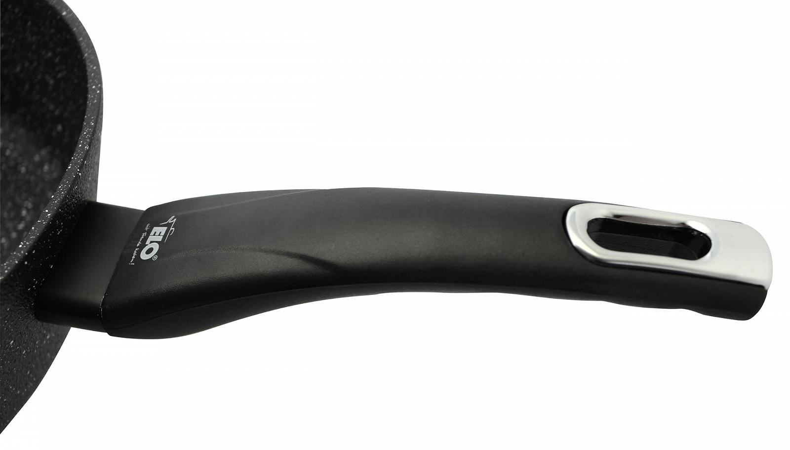 Сковорода для соте Granite Evolution 24 см, Микроячеистая структура, профессиональное антипригарное покрытие ELODUR, подходит для индукционных плит, черная, фото №6 Сковорода для соте Granite Evolution 24 см, Микроячеистая структура, профессиональное антипригарное покрытие ELODUR, подходит для индукционных плит, черная, фото №6